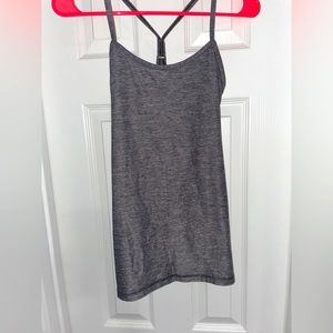 Lululemon grey Tank Top, Tank top, spaghetti strap, built in bra